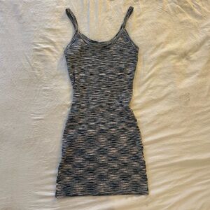 Forever 21 Women’s Blue/Green/Pink Knitted Mini Dress | Size Medium | Tank Dress
